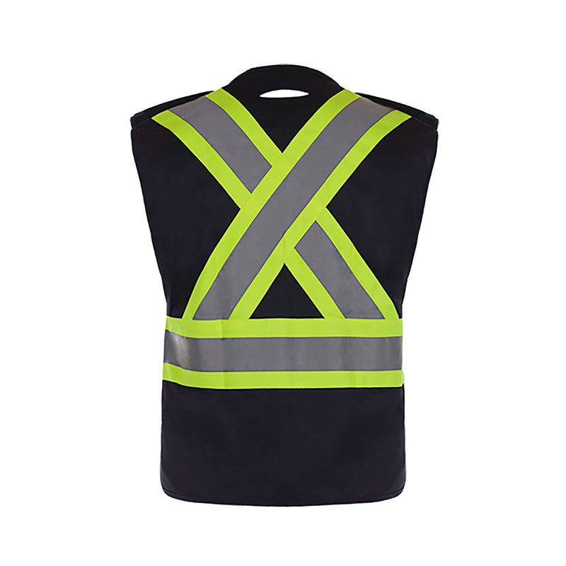 Load image into Gallery viewer, L01170 - Protector - Tricot Hi-Vis 5 Point Tear Away Vest - One Size
