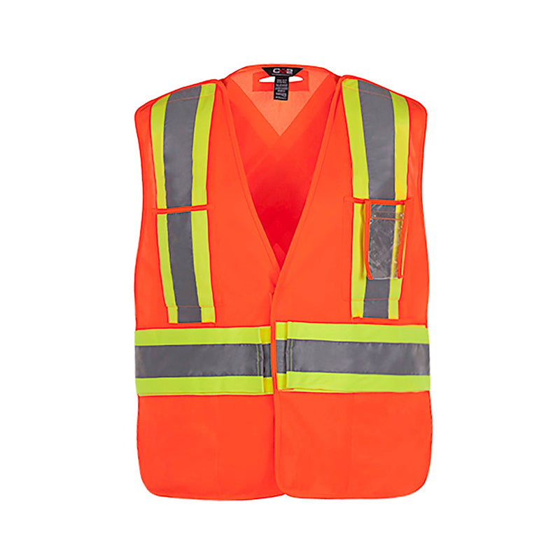 Load image into Gallery viewer, L01170 - Protector - Tricot Hi-Vis 5 Point Tear Away Vest - One Size
