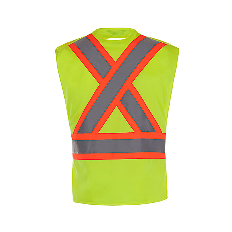 Load image into Gallery viewer, L01170 - Protector - Tricot Hi-Vis 5 Point Tear Away Vest - One Size