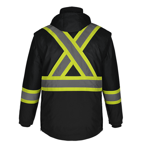 Load image into Gallery viewer, L01275 - Kenworth - 5in1 Hi-Vis Coat w/ Detachable Hood
