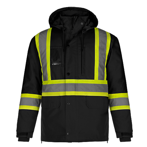 Load image into Gallery viewer, L01275 - Kenworth - 5in1 Hi-Vis Coat w/ Detachable Hood
