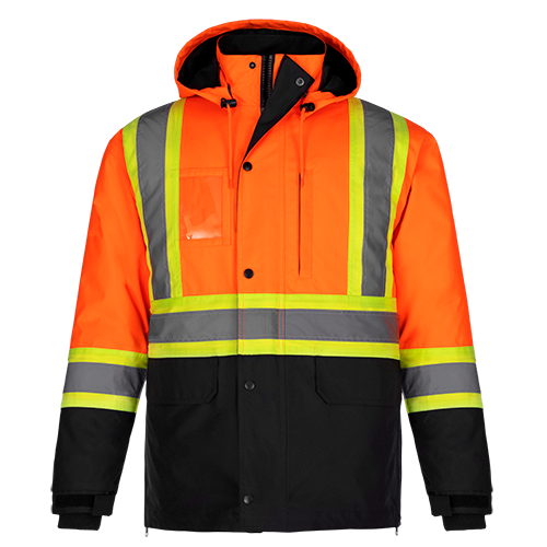 Load image into Gallery viewer, L01275 - Kenworth - 5in1 Hi-Vis Coat w/ Detachable Hood
