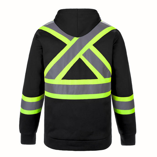 L01375 - Long Haul - Hi-Vis Pullover Hooded Sweatshirt