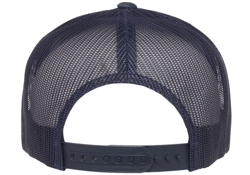 Load image into Gallery viewer, F06006 - YP Classics 5 Panel Flat Peak Snap Back Trucker Cap