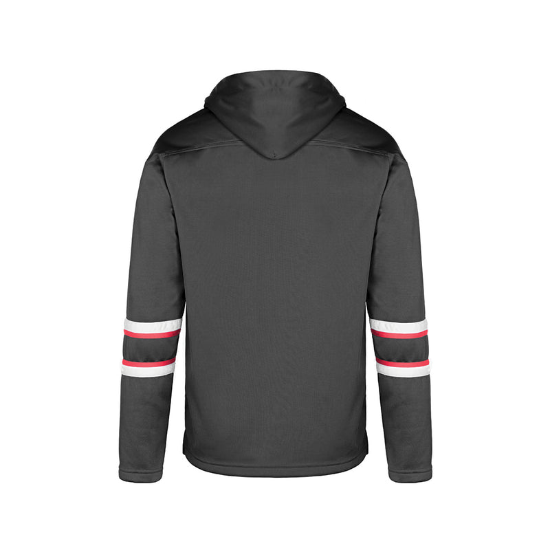 Load image into Gallery viewer, L0617Y - Dangle - Youth Pullover Hockey Lace Hooded Sweatshirt