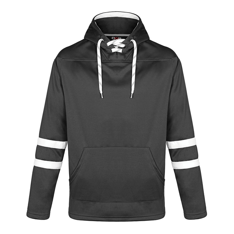 Load image into Gallery viewer, L00617 - Dangle - Adult Pullover Hockey Lace Hooded Sweatshirt