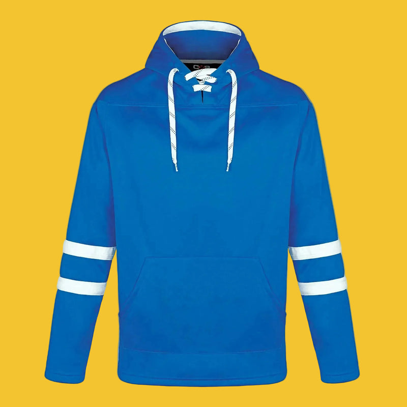 Load image into Gallery viewer, L00617 - Dangle - Adult Pullover Hockey Lace Hooded Sweatshirt