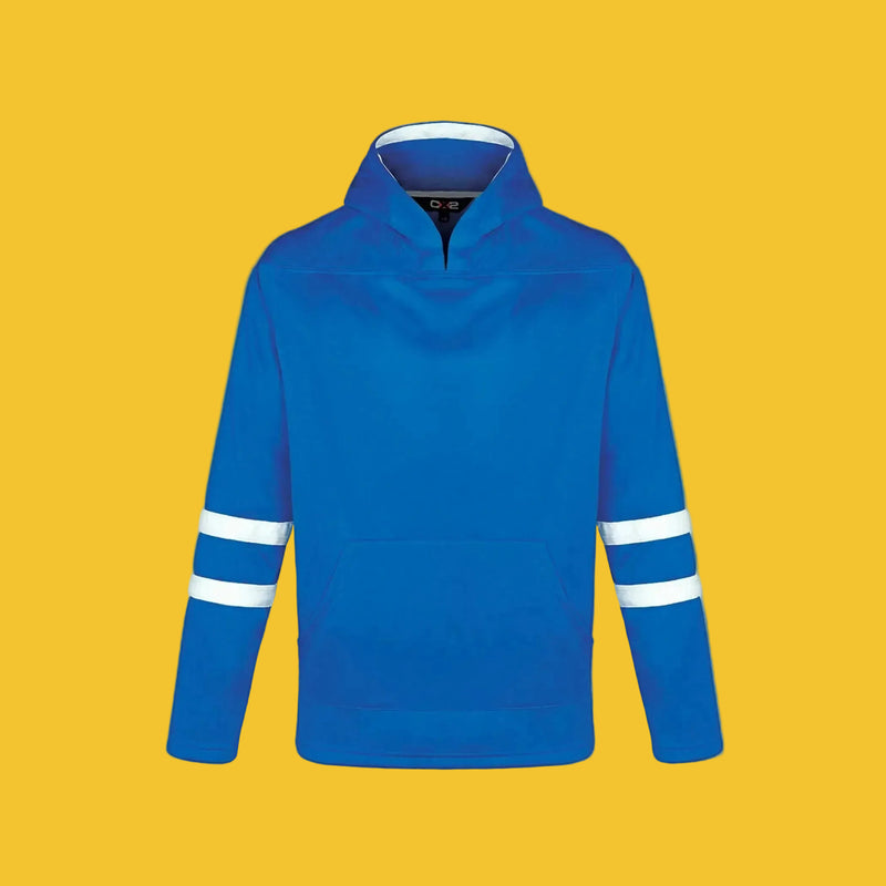 Load image into Gallery viewer, L0617Y - Dangle - Youth Pullover Hockey Lace Hooded Sweatshirt