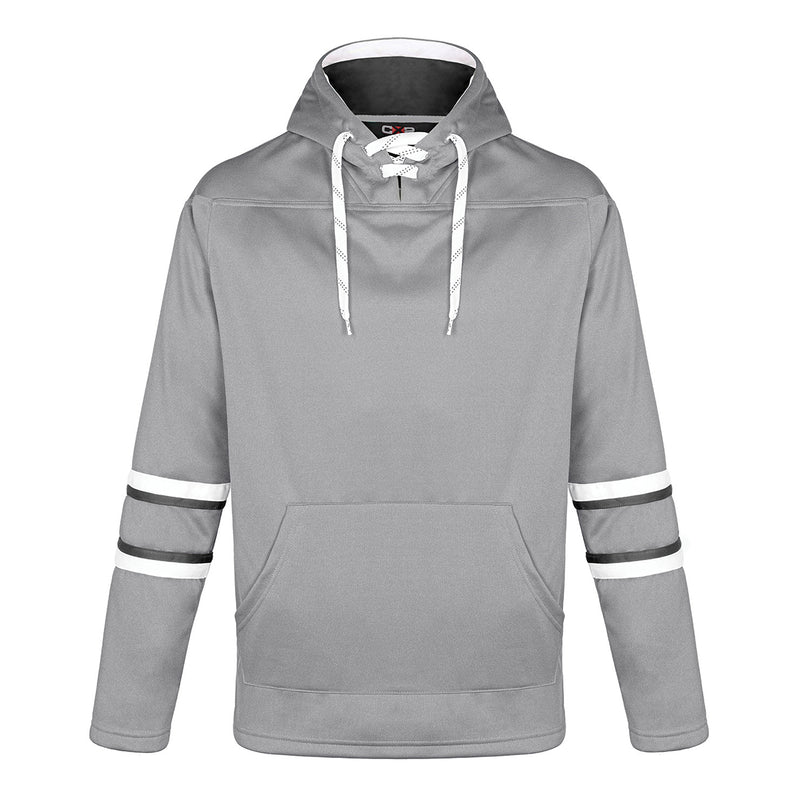 Load image into Gallery viewer, L00617 - Dangle - Adult Pullover Hockey Lace Hooded Sweatshirt