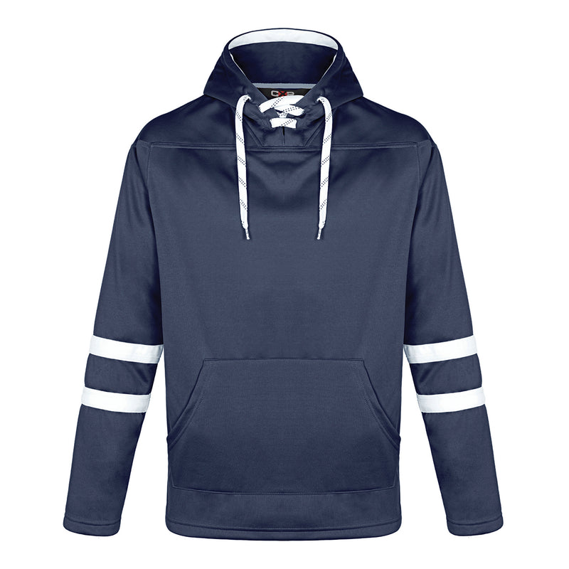 Load image into Gallery viewer, L00617 - Dangle - Adult Pullover Hockey Lace Hooded Sweatshirt