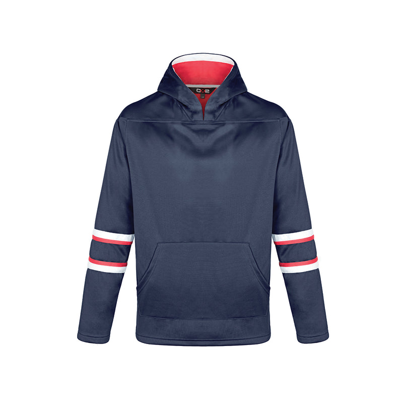 Load image into Gallery viewer, L0617Y - Dangle - Youth Pullover Hockey Lace Hooded Sweatshirt