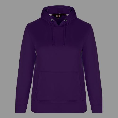 L00688 - Palm Aire - DISCONTINUED Ladies Polyester Pullover Hooded Sweatshirt