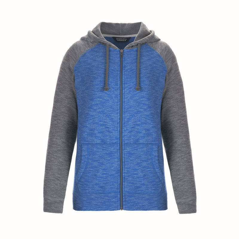 Load image into Gallery viewer, L00756 - Irvine - DISCONTINUED Ladies Full Zip Hooded Sweatshirt