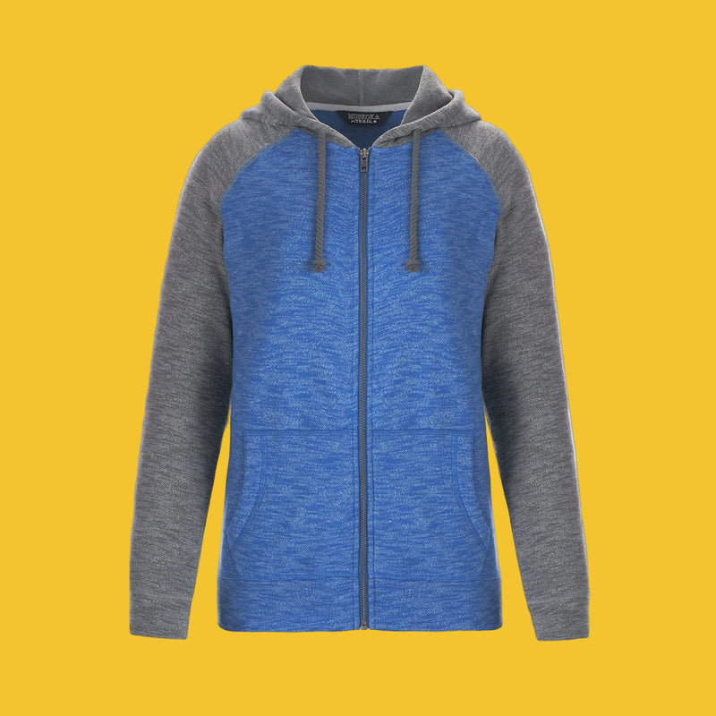 Load image into Gallery viewer, L00756 - Irvine - DISCONTINUED - Ladies Full Zip Hooded Sweatshirt