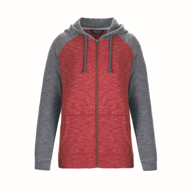Load image into Gallery viewer, L00756 - Irvine - DISCONTINUED Ladies Full Zip Hooded Sweatshirt