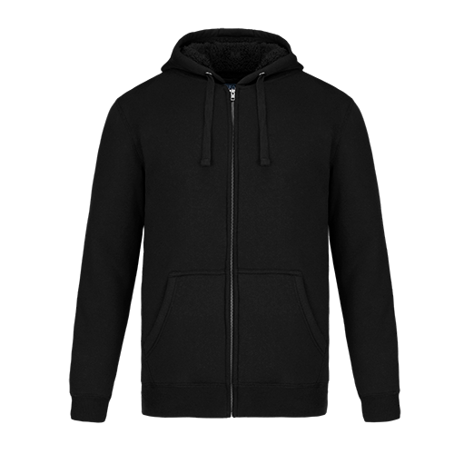 L00785 - Yolo - Adult Full-Zip Hooded Sweatshirt w/ Sherpa Fleece