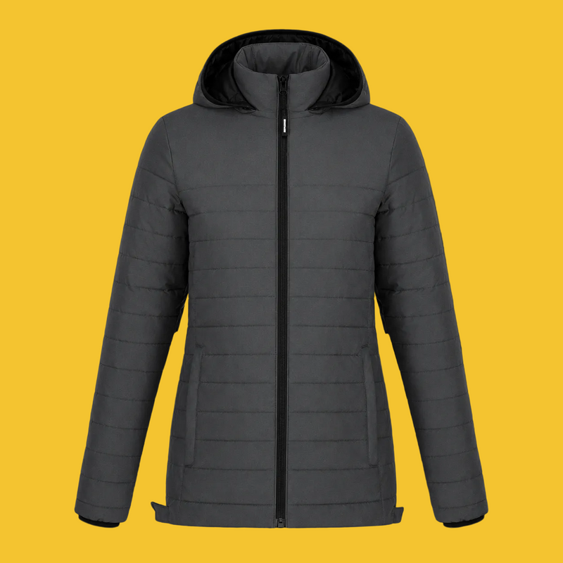 Load image into Gallery viewer, L00931 - Yukon - DISCONTINUED - Ladies Puffy Jacket w/ Detachable Hood