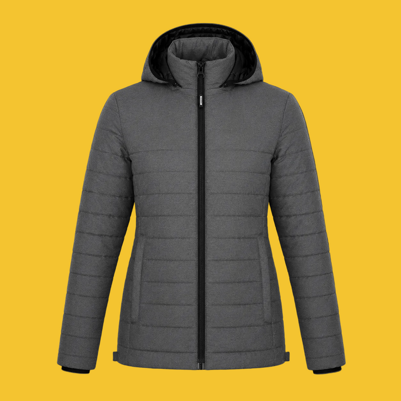 Load image into Gallery viewer, L00931 - Yukon - DISCONTINUED - Ladies Puffy Jacket w/ Detachable Hood