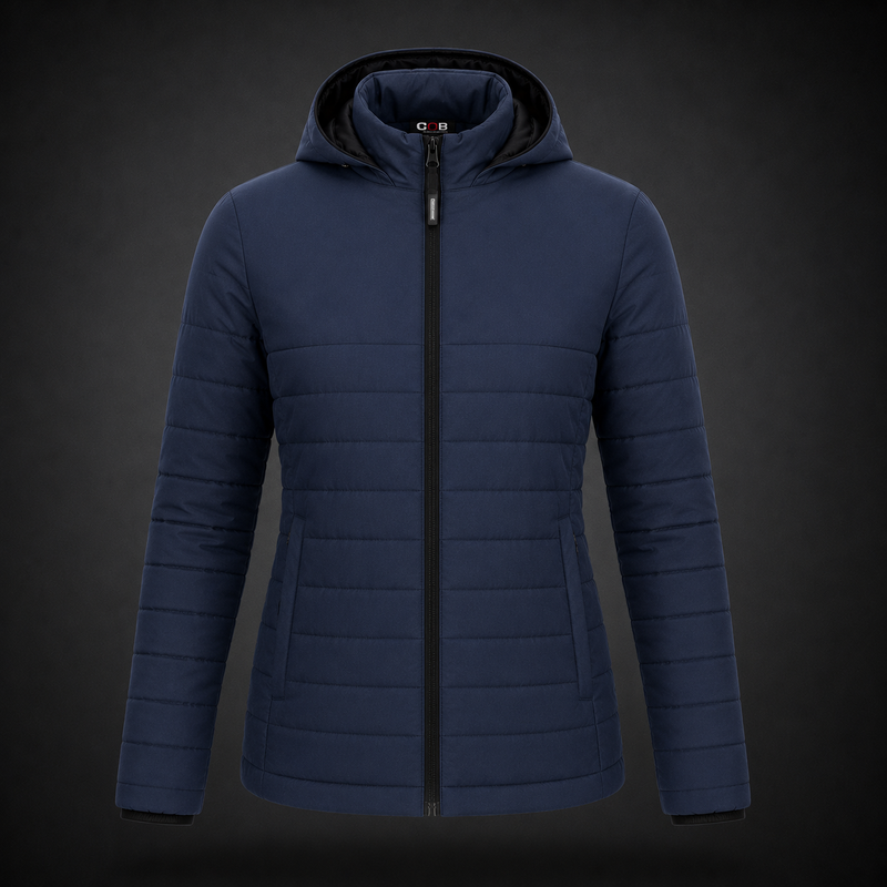 Load image into Gallery viewer, L00931 - Yukon - DISCONTINUED - Ladies Puffy Jacket w/ Detachable Hood