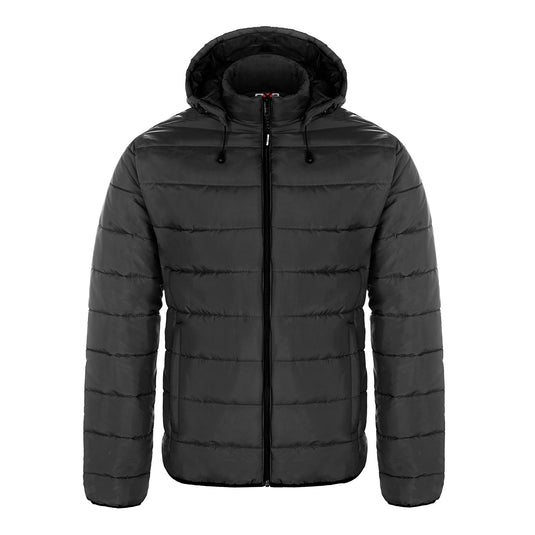 L00980 - Glacial - Men's Puffy Jacket With Detachable Hood