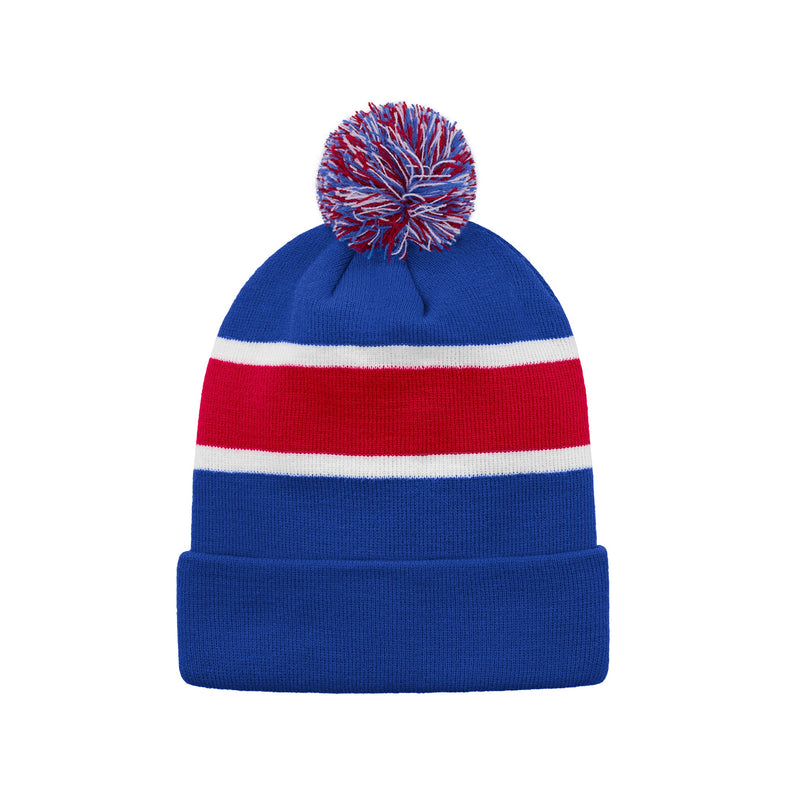 Load image into Gallery viewer, H08080 - Hat Trick - Striped Knit Cuff Toque with Pom-Pom