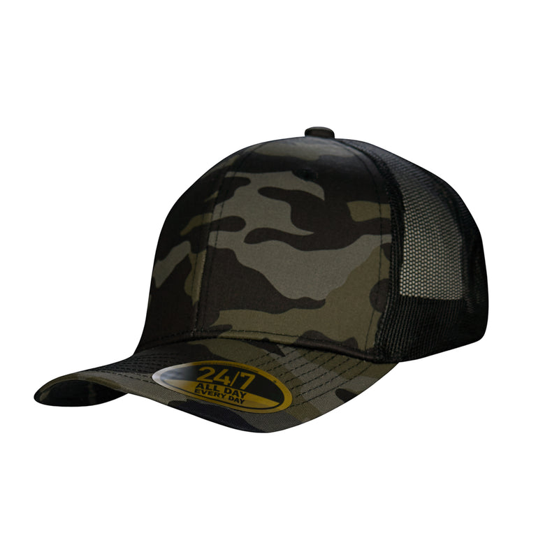 Chargez l'image dans la visionneuse de la galerie, H08205 - Trucker - Casquette de Camionneur 24/7 avec Bride D’Ajustement