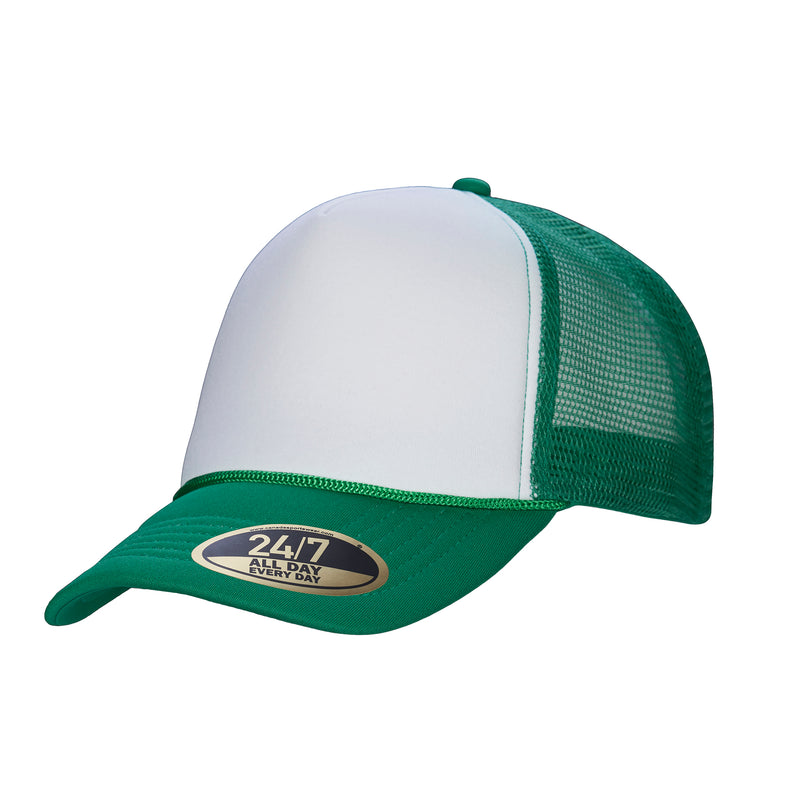 Chargez l'image dans la visionneuse de la galerie, H08210 - Retro - Casquette de Camionneur à 5 Panneaux en Mousse avec Bride D’Ajustement