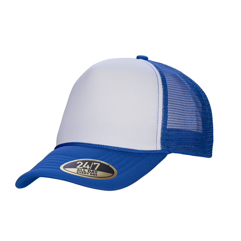 Chargez l'image dans la visionneuse de la galerie, H08210 - Retro - Casquette de Camionneur à 5 Panneaux en Mousse avec Bride D’Ajustement