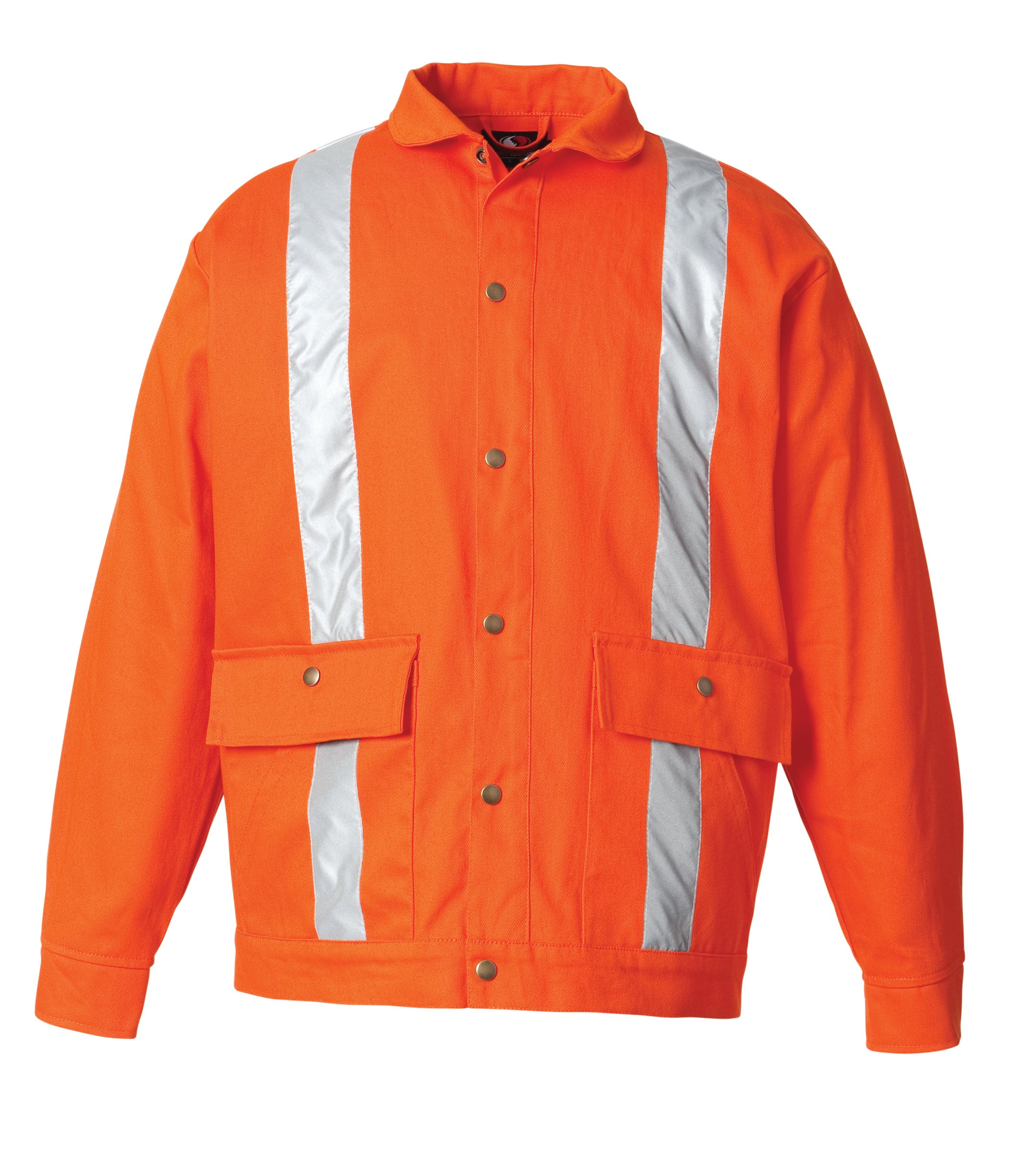 JK331 Custom Unlined construction jacket with reflective tape
