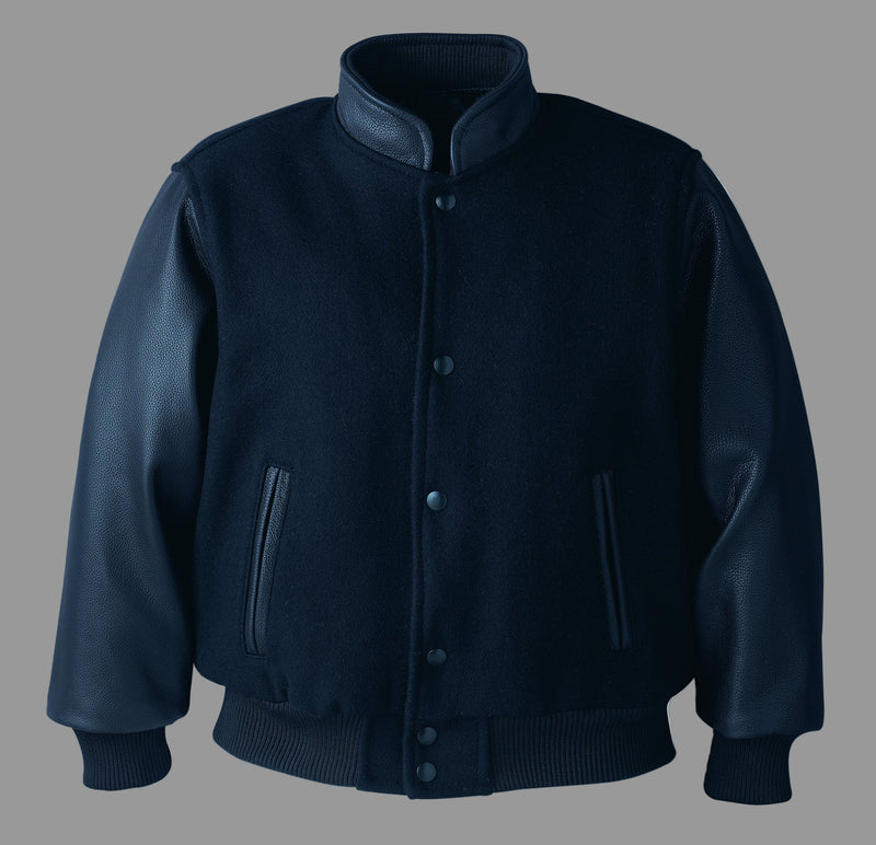 Chargez l'image dans la visionneuse de la galerie, L0214Y - DISCONTINUED - Youth Melton & Leather Jacket