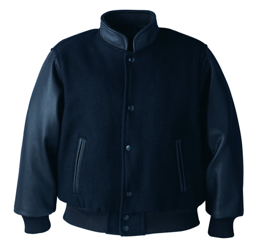 L0214Y - DISCONTINUED - Youth Melton & Leather Jacket