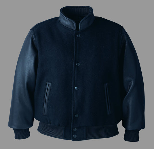 L0214Y - DISCONTINUED - Youth Melton & Leather Jacket