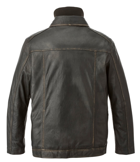 L00480 - DISCONTINUED - Insulated Lamb Leather Jacket