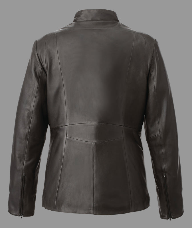 Chargez l'image dans la visionneuse de la galerie, L00481 - Florence - DISCONTINUED Ladies Insulated Lamb Leather Jacket