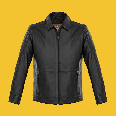 Chargez l'image dans la visionneuse de la galerie, L00497 - Frankfurt - Manteau Isolé en Cuir d'Agneau pour Homme
