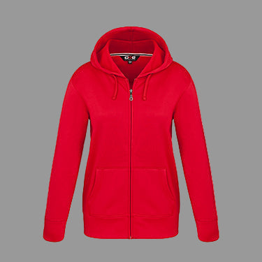 Load image into Gallery viewer, L00668 - Cypress Creek - DISCONTINUED - Ladies Polyester Full-Zip Hooded Sweatshirt