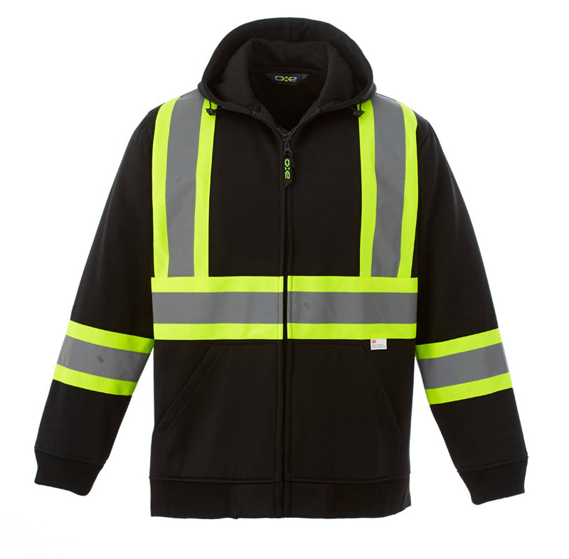 Load image into Gallery viewer, L00682 - Freedom - Hi-Vis Full Zip Hooded Sweatshirt