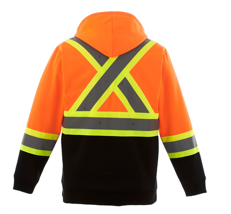 Load image into Gallery viewer, L00682 - Freedom - Hi-Vis Full Zip Hooded Sweatshirt