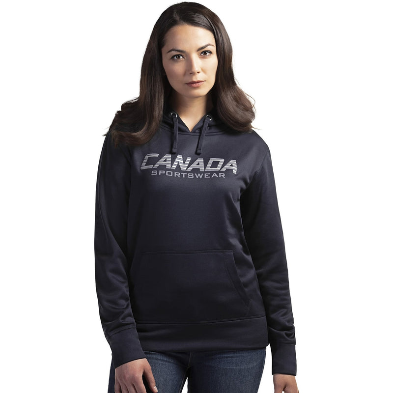 Chargez l'image dans la visionneuse de la galerie, L00688 - Palm Aire - Chandail à Capuchon à Enfiler en Molleton Polyester pour Femme
