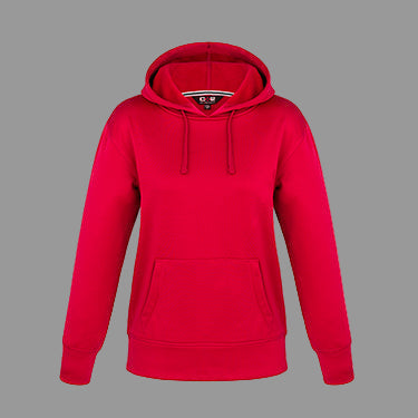 L00688 - Palm Aire - DISCONTINUED Ladies Polyester Pullover Hooded Sweatshirt