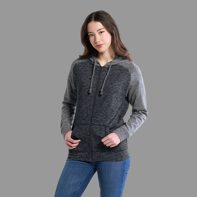 Load image into Gallery viewer, L00756 - Irvine - DISCONTINUED - Ladies Full Zip Hooded Sweatshirt