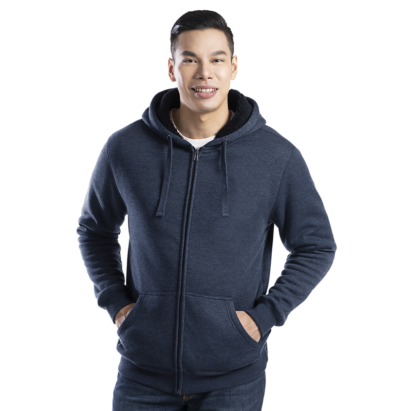 Load image into Gallery viewer, L00785 - Yolo - Adult Full-Zip Hooded Sweatshirt w/ Sherpa Fleece