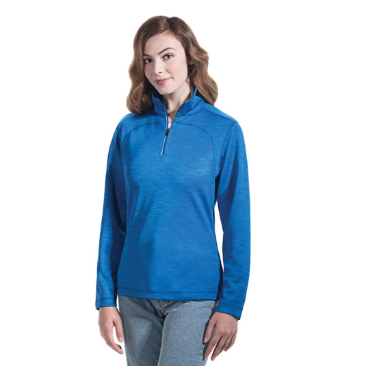 L00876 - Meadowbrook - Ladies Interlock 1/4 Zip Pullover