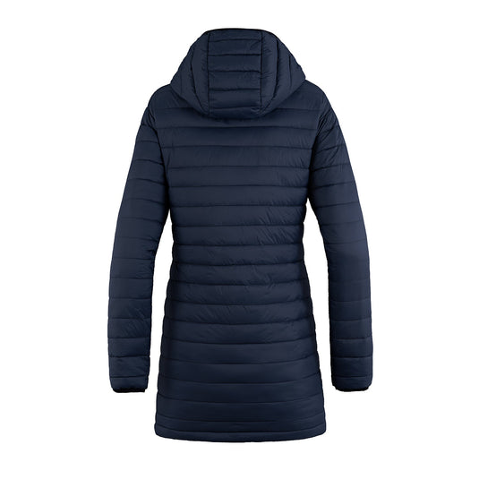 L00903 - Glacier Bay - Manteau Bouffant Long avec Capuchon Amovible pour Femme
