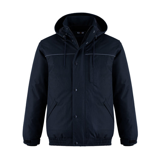 L01115 - Extreme - Blouson Aviateur 3en1 Robuste avec Capuchon Amovible