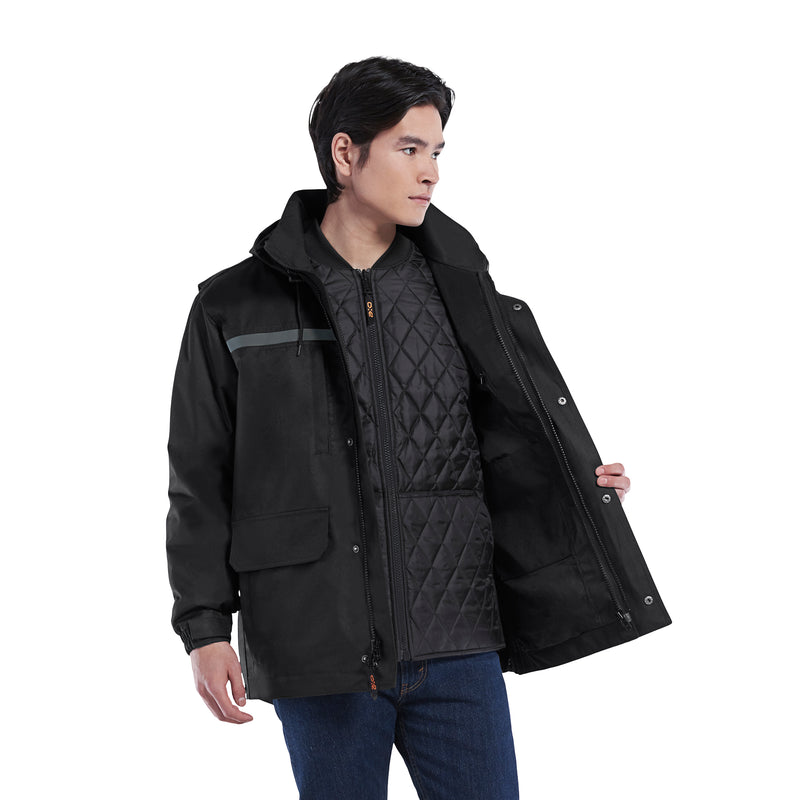 Load image into Gallery viewer, L01120 - Pinnacle - Heavy Duty 3 in 1 Parka w/ Detachable Hood