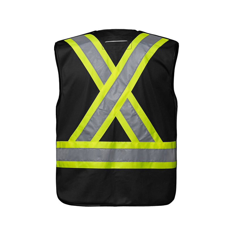 Load image into Gallery viewer, L01145 - Vanguard - Tricot Hi-Vis 5 Point Tear-Away Vest - Dual Sized