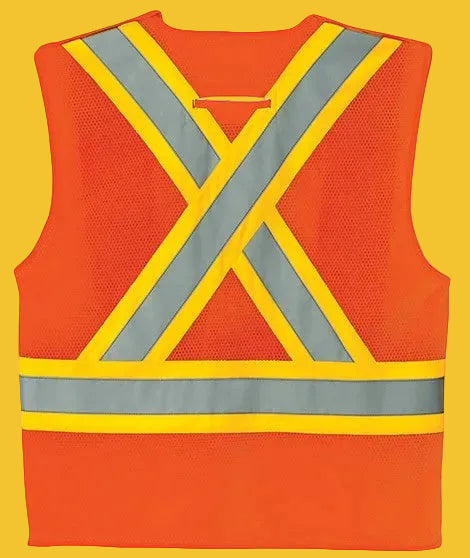 Load image into Gallery viewer, L01160 - Guardian - DISCONTINUED - Mesh Hi-Vis 5 Point Tear Away Vest - Dual Sized