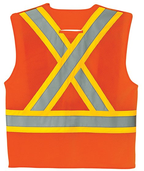 L01160 - Guardian - Mesh Hi-Vis 5 Point Tear Away Vest - Dual Sized