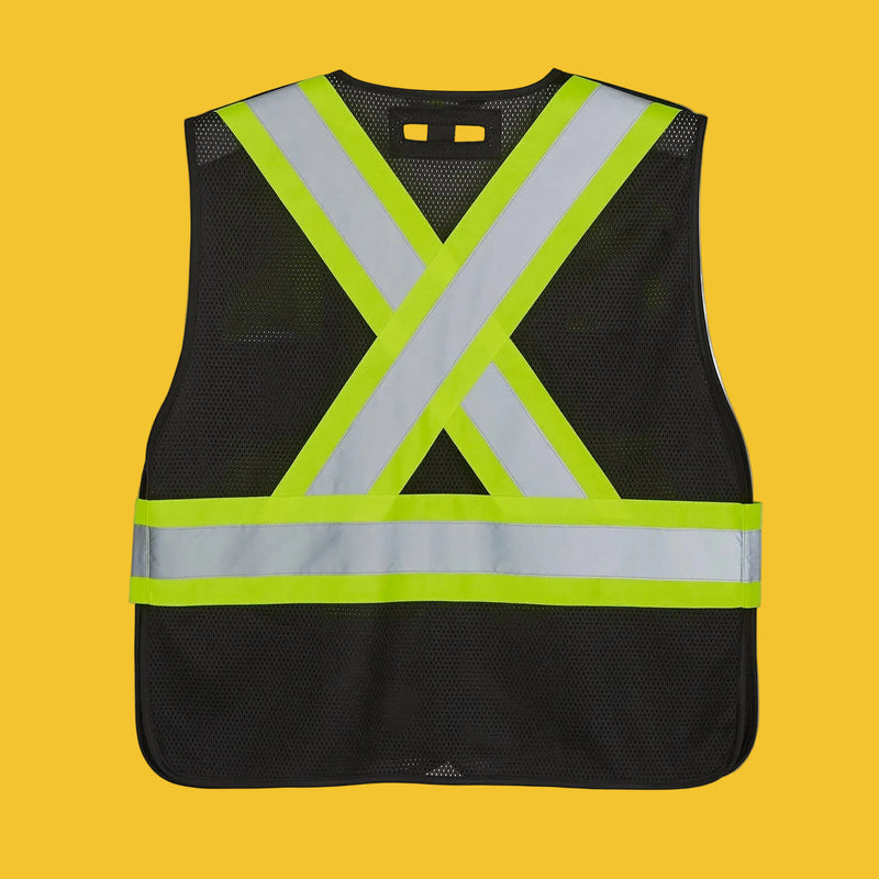 Load image into Gallery viewer, L01180 - Patrol - DISCONTINUED - Mesh Hi-Vis 5 Point Tear Away Vest - One Size